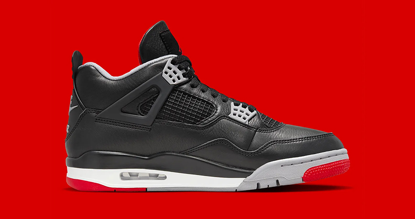 The Air Jordan 4 Bred Reimagined About To Drop Soon right