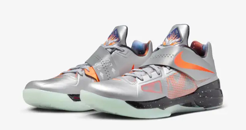 The Return Of The Nike KD 4 Galaxy Drip front corner