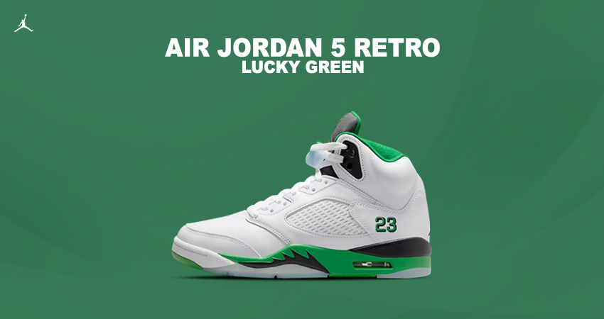 Womens Exclusive Air Jordan 5 Lucky Green Coming in Hot featured image