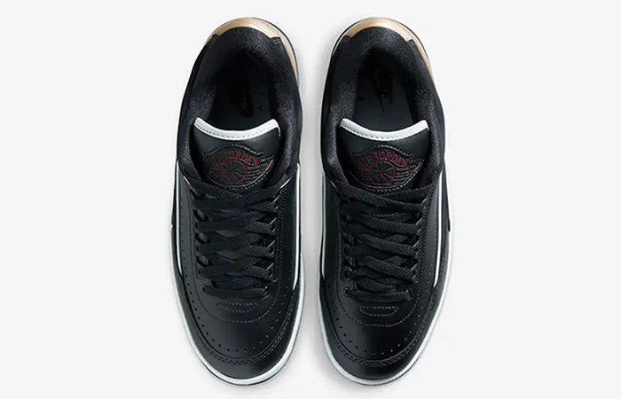 Air Jordan 2 Low Black Varsity Red DX4401 001 up