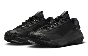 Comme des Garcons x Nike ACG Mountain Fly Low 2 Triple Black FZ3311 001 front corner