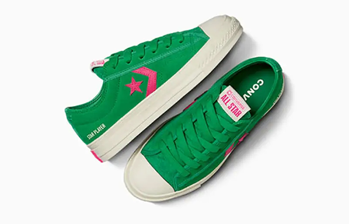 Converse Star Player 76 Low Green A10241C lifestyle up