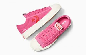 Converse Star Player 76 Low Pink A10242C lifestyle up