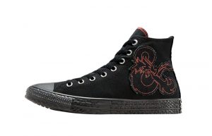 Dungeons Dragons x Converse All Star Black Red White A09886C featured image