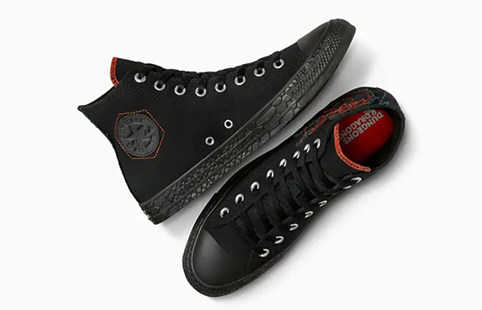 Dungeons Dragons x Converse All Star Black Red White A09886C lifestyle up