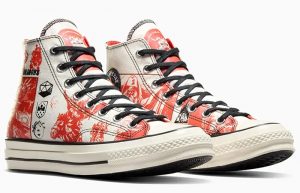 Dungeons Dragons x Converse Chuck 70 Egret Black Multi A09883C front corner