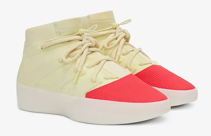 Fear of God Athletics One Model Desert Yellow IH5906 front corner