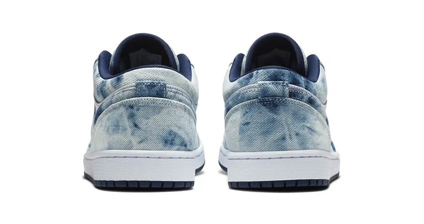 New Look For Air Jordan 1 Low In Washed Denim Style back