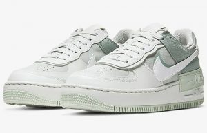 Nike Air Force 1 Shadow Pistachio Frost CW2655 001 front corner