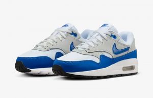 Nike Air Max 1 GS Royal Blue DZ3307 104 front corner