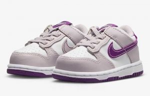 Nike Dunk Low Toddler Light Mauve Plum FB9107 104 front corner