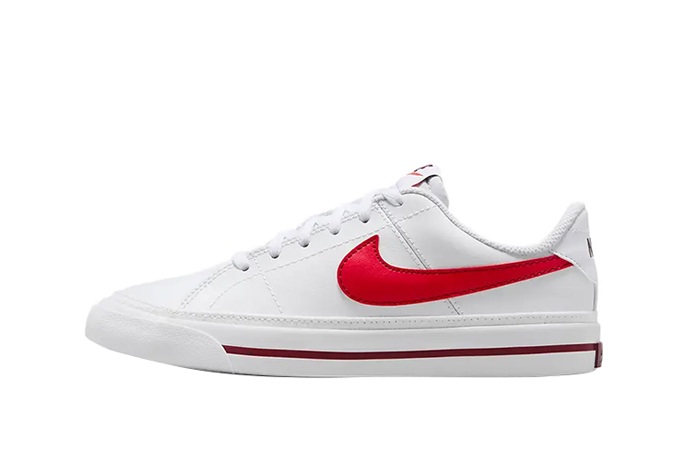 NikeCourt Legacy GS White Team Red DA5380 122 featured image