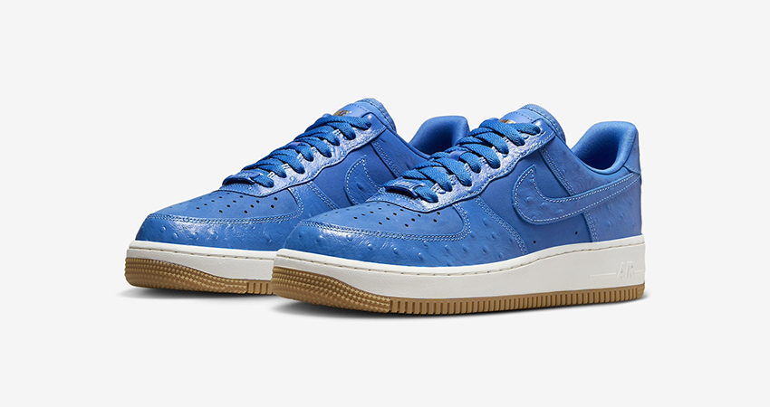 Nikes Blue Ostrich Air Force 1 Eggs Hatch This Spring front corner