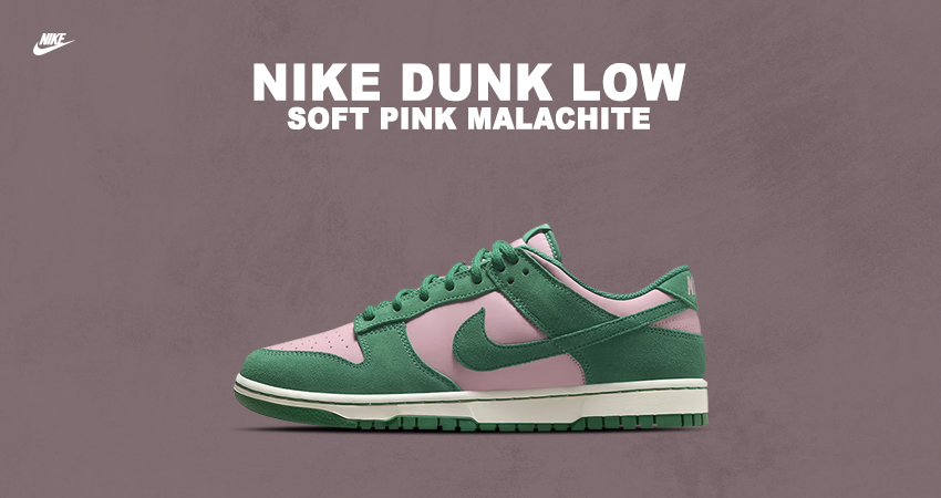 The Nike Dunk Low 'Medium Soft Pink/Malachite' Release Buzz