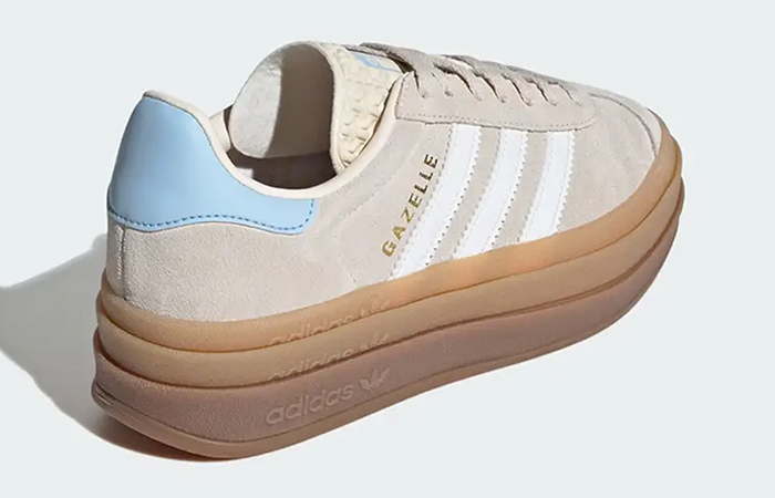 adidas Gazelle Bold GS Wonder White Clear Sky JH5540 back corner