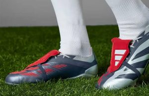adidas Predator Elite FT Firm Ground Roteiro Boots Tech Indigo IE3539 onfoot left