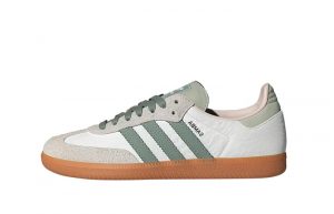 adidas Samba OG White Silver Green ID0492 featured image