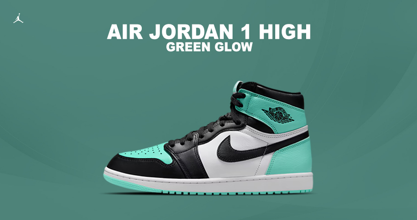 A Close Up On The Air Jordan 1 Retro High OG Green Glow featured image