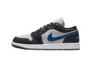 Air Jordan 1 Low Anthracite Industrial Blue DC0774 040 featured image