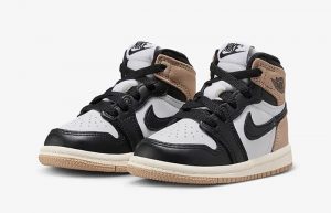 Air Jordan 1 Retro High Toddler Latte FD2598 021 front corner