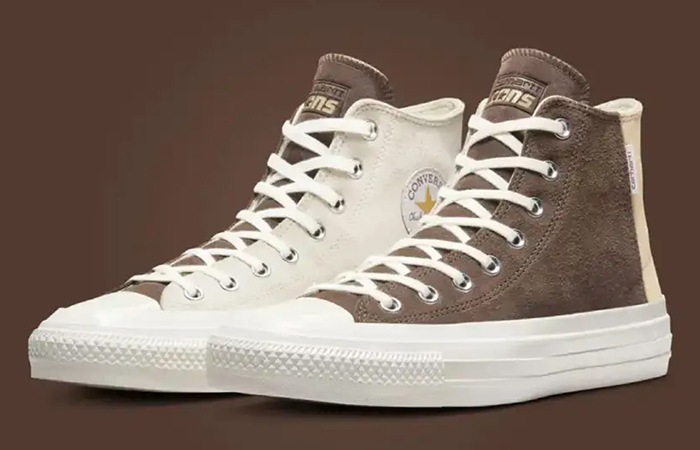 Carhartt WIP x Converse Chuck Taylor Pro High Starfish Dark Earth A10819C front corner