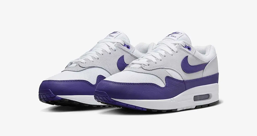 Get Set For Summer Fun With The Nike Air Max 1 Field Purple front corner
