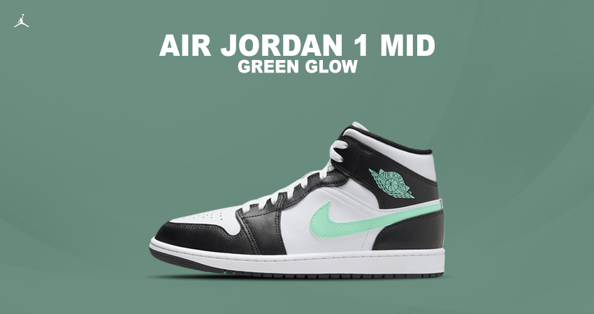 Jordan's Neon "Green Glow" AJ1 Mids Are Here