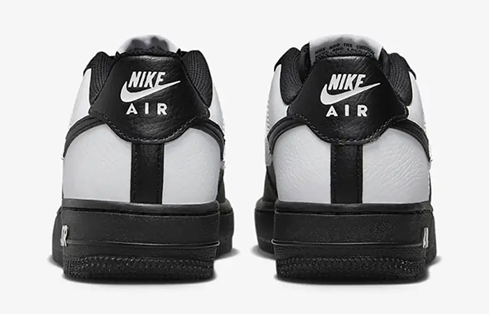 Nike Air Force 1 Next Nature GS Black White HF9096 001 back