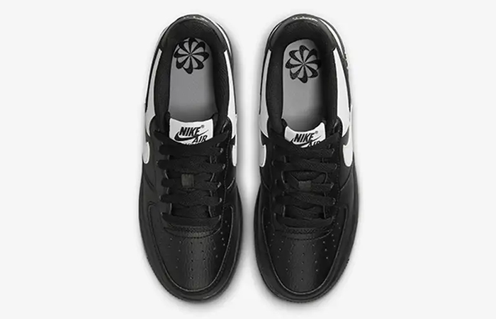 Nike Air Force 1 Next Nature GS Black White HF9096 001 up