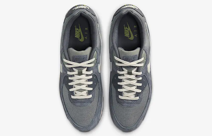 Nike Air Max 90 Iron Grey Pear HJ3989 001 up