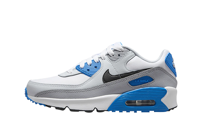 Nike Air Max 90 LTR GS White Photo Blue CD6864 127 featured image