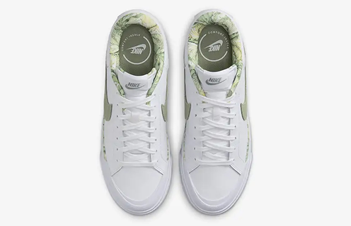 Nike Court Legacy Lift Tropical White Green HF5054 100 up