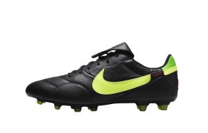Nike Premier 3 FG Low Top Football Boot Black Green Strike HM0265 008 featured image