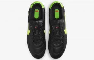 Nike Premier 3 FG Low Top Football Boot Black Green Strike HM0265 008 up
