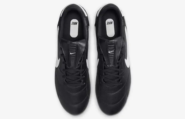 Nike Premier 3 FG Low Top Football Boot Black White HM0265 002 up