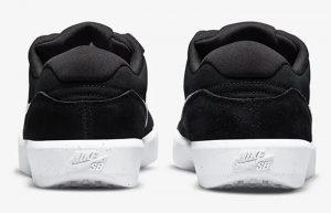 Nike SB Force 58 Black White CZ2959 001 back