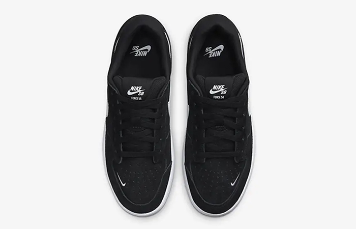 Nike SB Force 58 Black White CZ2959 001 up