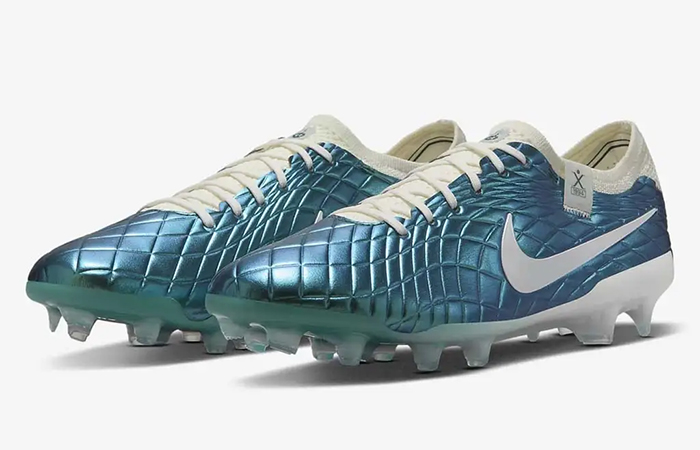 Nike Tiempo Emerald Legend 10 Elite FG Football Boot Dark Atomic Teal FQ3247 300 front corner