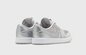 Air Jordan 1 Low OG PS Metallic Silver FQ5436 002 back corner