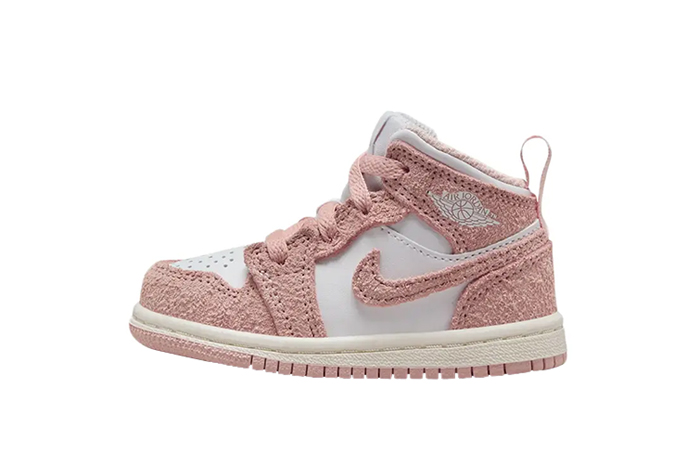 Air Jordan 1 Mid Toddler Pink Suede FN7537 161 featured image