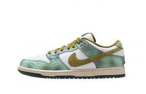 Alexis Sablone x Nike SB Dunk Low Oil Green HJ3386 300 featured image