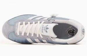 Footpatrol x adidas Gazelle 85 Light Blue Nylon IG4524 up