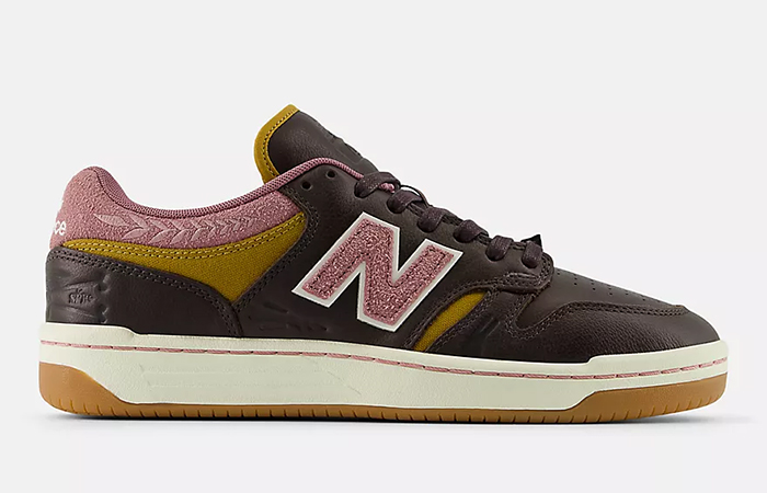 New Balance Numeric 480 Brown Pink NM480FXT right