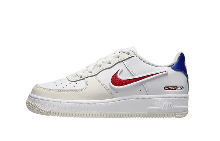 Nike Air Force 1 Low GS Since 1972 White Gym Red HF5744 146 featured image