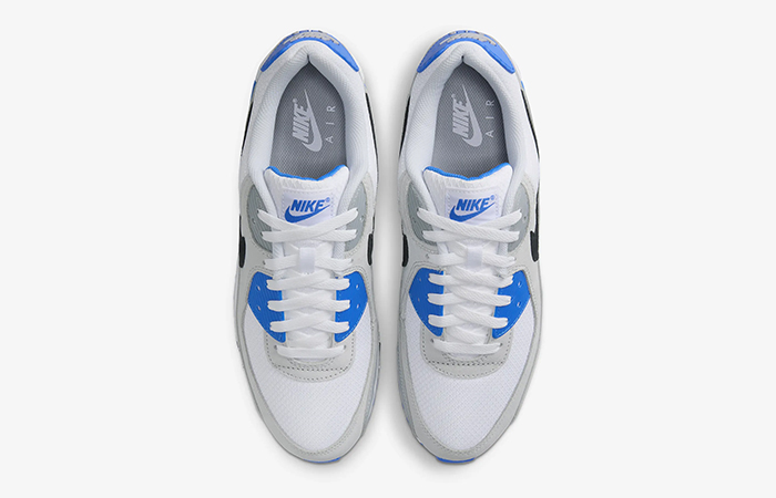 Nike Air Max 90 White Photo Blue FN6958 102 up