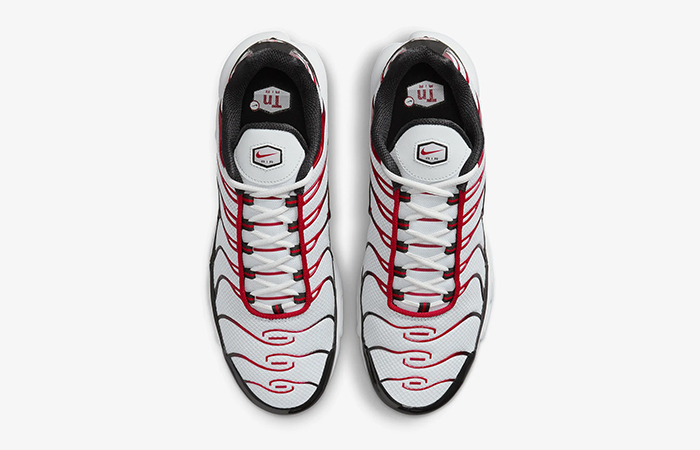 Nike Air Max Plus White University Red FN6949 002 up