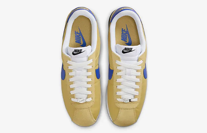 Nike Cortez Gold Royal Blue DZ2795 701 up