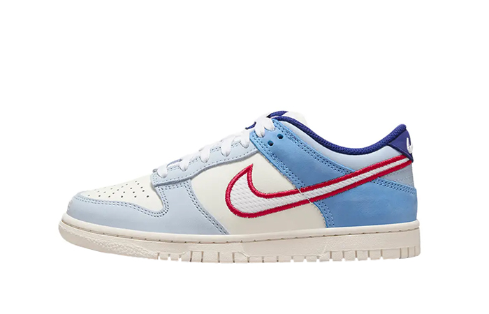 Nike Dunk Low GS 1972 White Blue HF5742 111 featured image