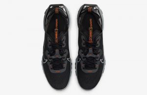Nike React Vision Black Safety Orange HJ8997 001 up