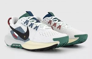 Nike ReactX Pegasus Trail 5 Trail White Blue Cedar DV3865 100 front corner